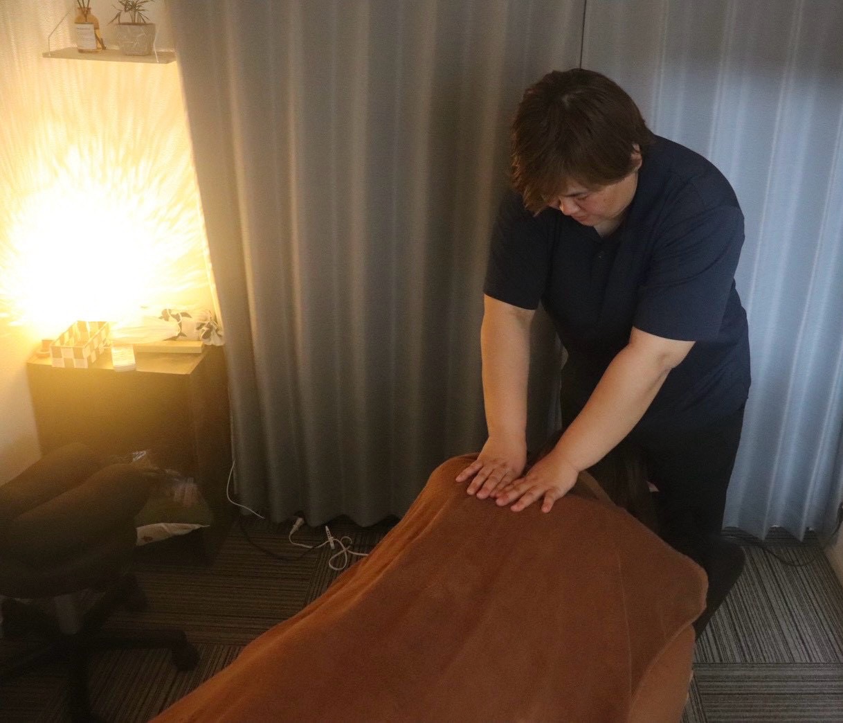 もみほぐしの施術